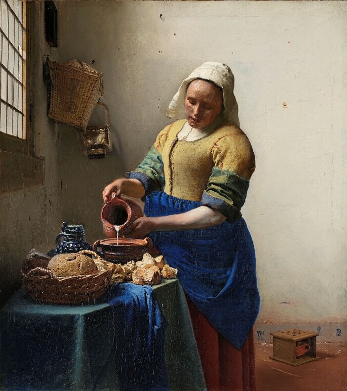 Plameco plafonds: Kunst voor wand en plafond, Johannes Vermeer Het melkmeisje